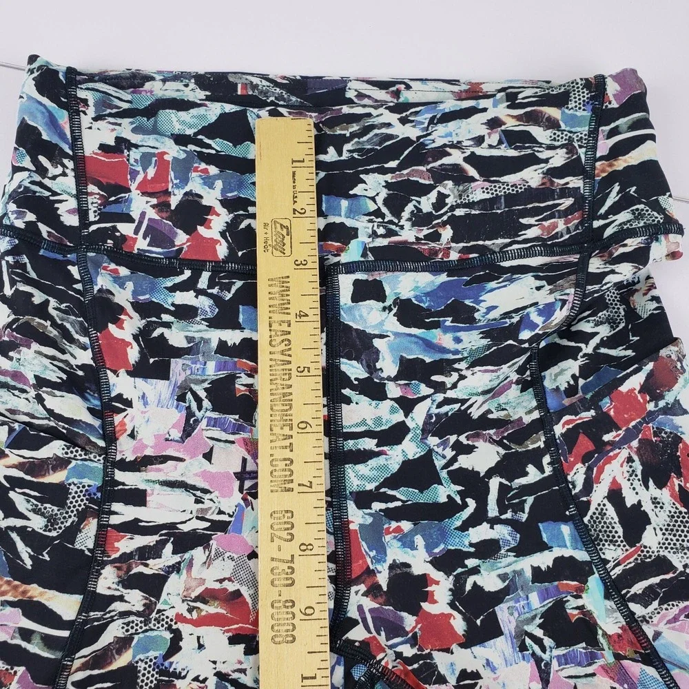 Lululemon Pants Women's 6 Colorful Break Free Nulux‎ Culture Clash Star Leggings